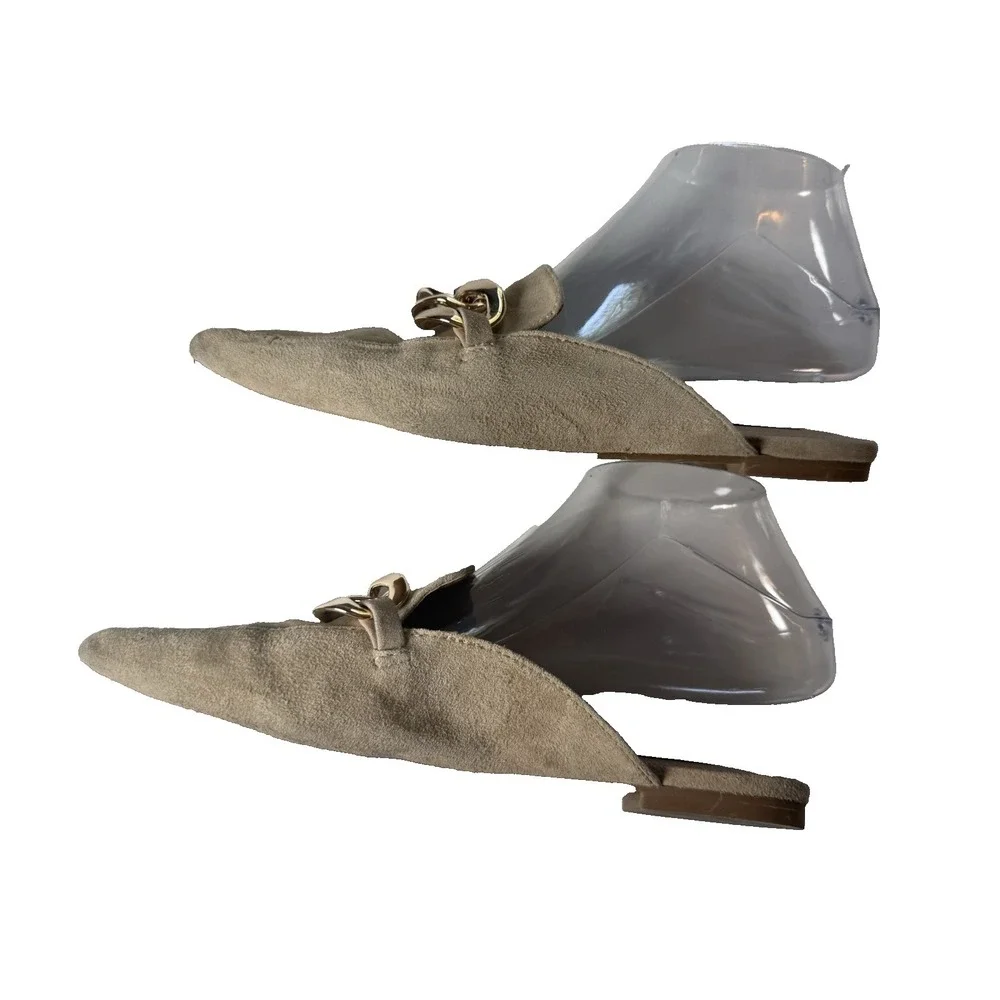 Steve Madden Suede‎ Leather Mules Slip On Shoes size 7.5
